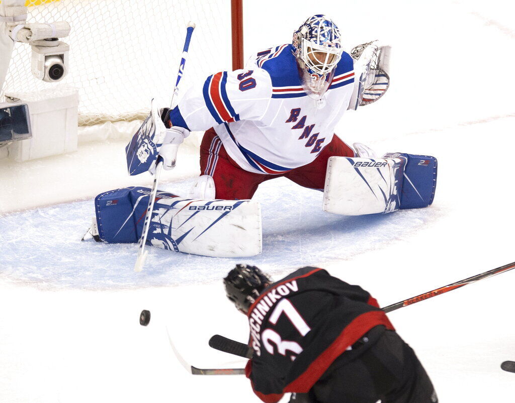 APTOPIX Hurricanes Rangers Hockey